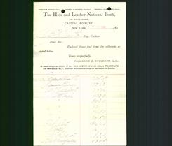 Bank Letterhead - Hide and Leather National Bank