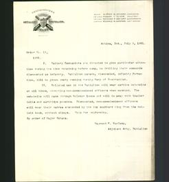 Letterhead - Artillery Battalion