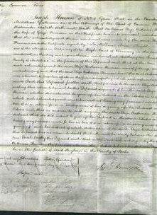 Court of Common Pleas - Eliza Catherine Harrison-Original Ancestry