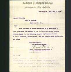 Letterhead - Indiana National Guard