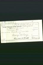 Wakefield, Massachusetts Payment Voucher - Elmer M Cook