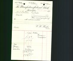 Bank Letterhead - Manufacturers National Bank