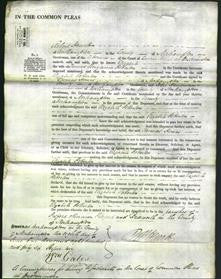 Court of Common Pleas - Elizabeth Potterton-Original Ancestry