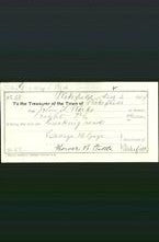 Wakefield, Massachusetts Payment Voucher - John F Weeks