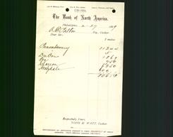 Bank Letterhead - Bank of North America