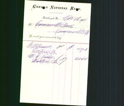 Bank Letterhead - German National Bank