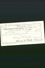 Wakefield, Massachusetts Payment Voucher - Brackett M Weeks