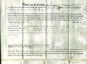 Deed by Married Women - Ann Milverton-Original Ancestry