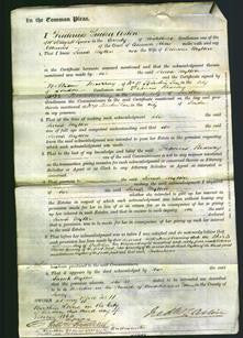 Court of Common Pleas - Sarah Mytton-Original Ancestry