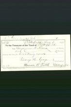 Wakefield, Massachusetts Payment Voucher - Benjamin M Nevers