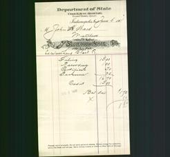 Letterhead - Office of Secretary of State, Union B. Hunt