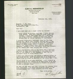 Letterhead - Leo G. Siesfeld