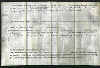 Deed by Married Women - Eliza Lewin-Original Ancestry