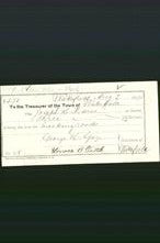 Wakefield, Massachusetts Payment Voucher - Joseph H Meserve