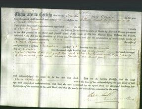 Deed by Married Women - Ann Stephenson-Original Ancestry