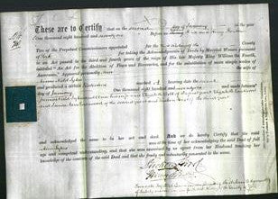 Deed by Married Women - Ann Sykes-Original Ancestry