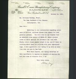 Letterhead - Russell & Erwin Manufacturing Co.