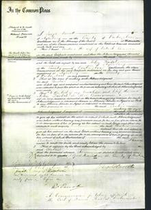 Deed by Married Women - Caroline Cummane-Original Ancestry