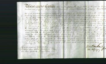 Deed by Married Women - Dame Charlotte de Hochepied Larpent-Original Ancestry
