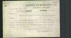 Letterhead - Biddle Purchasing Co.
