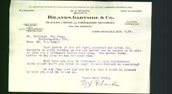 Letterhead - Hilands, Gartside & Co.