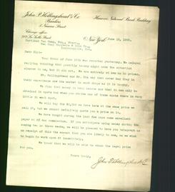 Letterhead - John P. Hollingshead & Co.