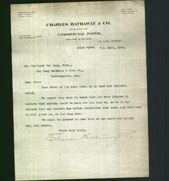 Letterhead - Charles Hathaway & Co.