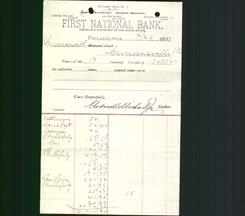 Bank Letterhead - First National Bank