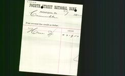 Bank Letterhead - Fourth Street National Bank