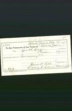 Wakefield, Massachusetts Payment Voucher - George H Gage