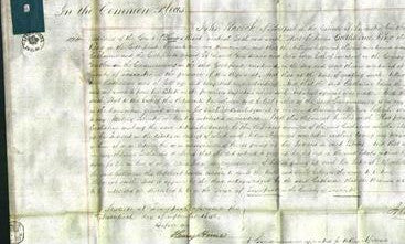 Court of Common Pleas - Catharine King-Original Ancestry