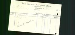 Bank Letterhead - County National Bank of Clearfield