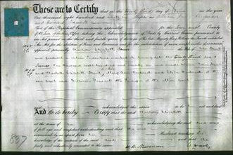 Deed by Married Women - Charlotte Elizabeth Hunt-Original Ancestry