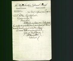 Bank Letterhead - Hide and Leather National Bank