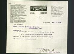 Letterhead - Bankers Trust Company