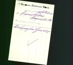 Bank Letterhead - German National Bank