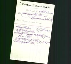 Bank Letterhead - German National Bank