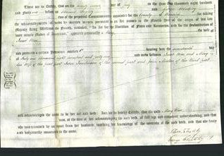 Deed by Married Women - Mary Wise-Original Ancestry