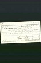 Wakefield, Massachusetts Payment Voucher - John N Sanborn