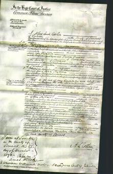 Court of Common Pleas - Mary Ann Seymour-Original Ancestry