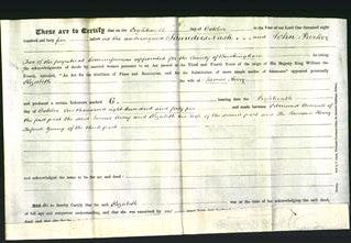 Deed by Married Women - Elizabeth Avery-Original Ancestry