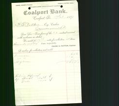 Bank Letterhead - Coalport Bank