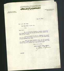 Letterhead - Speer Chandler Sales Company