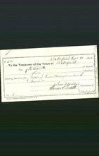 Wakefield, Massachusetts Payment Voucher - J D Tibbitts