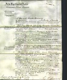 Court of Common Pleas - Ellen Shrimpton and Martha Cordelia Smith-Original Ancestry