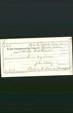 Wakefield, Massachusetts Payment Voucher - John W Mathews