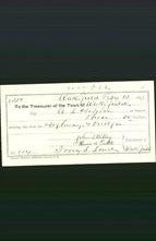 Wakefield, Massachusetts Payment Voucher - A L Hodgson