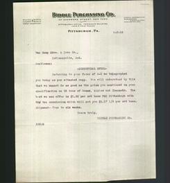 Letterhead - Biddle Purchasing Co.