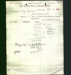 Bank Letterhead - Fourth Street National Bank