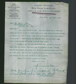 Letterhead - Joseph Wilkes